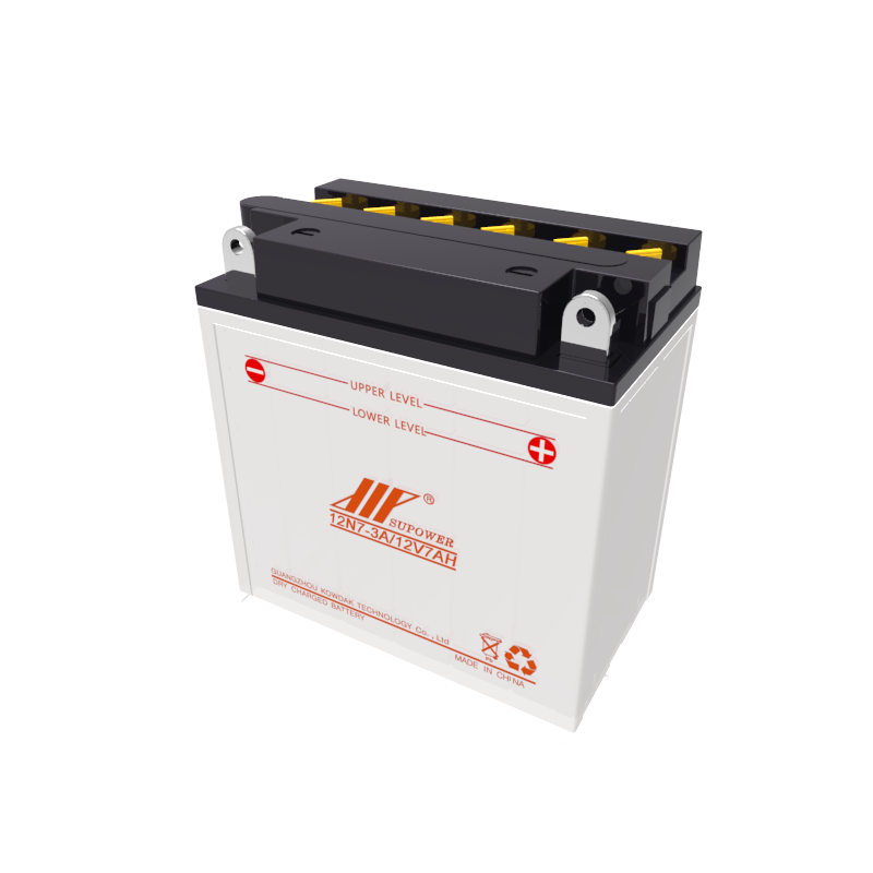 12V 7Ah lead acid battery OEM motorcycle dry-charged battery SUPOWER 12N7-3A 12N7-3B 12N7-4A