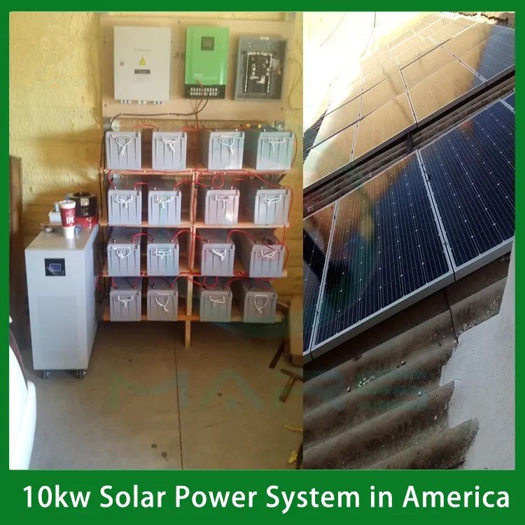 Solar System Price List Home Solar System Cost Full Package On Grid 10KW For Smart Residential System