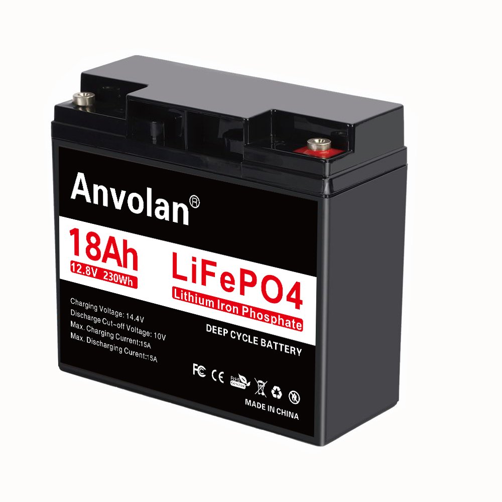 UPS power supply battery 12v 12Ah 18Ah 20ah lithium ion battery small Lifepo4 12v With BMS 24ah lithium ion battery