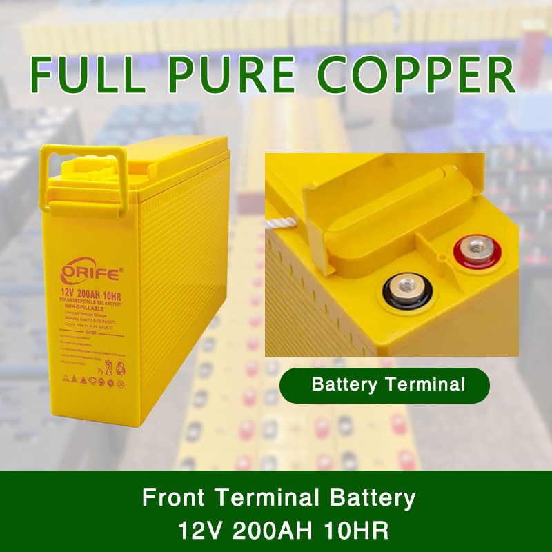 Factory OEM accumulator sealed lead acid 12v 200ah front terminal battery case