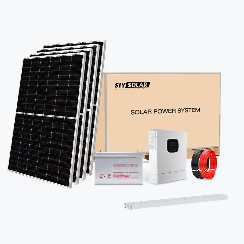 Hybrid Home Solar Energy System 110v 220v Inverter 1kw to 30kw Capacity Mono Solar Panel for Home Use