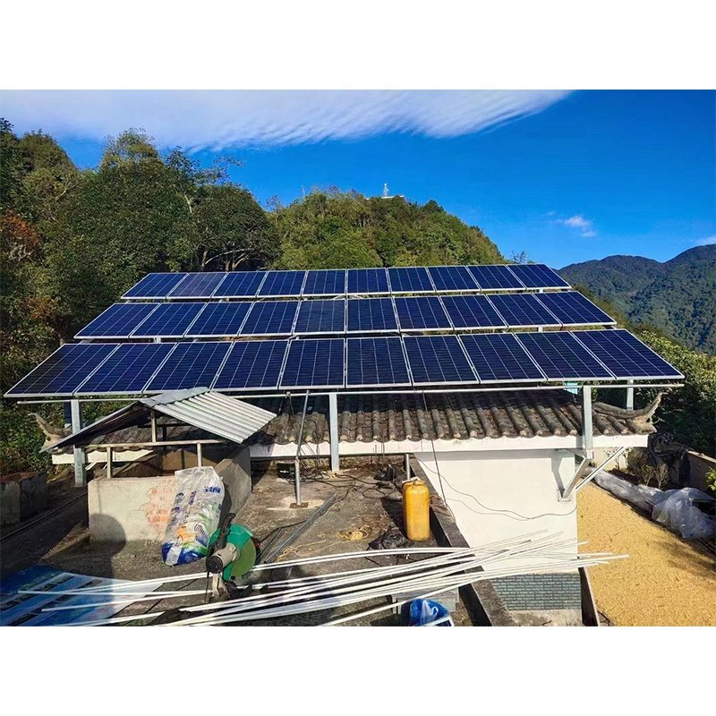 Hybrid Home Solar Energy System 110v 220v Inverter 1kw to 30kw Capacity Mono Solar Panel for Home Use