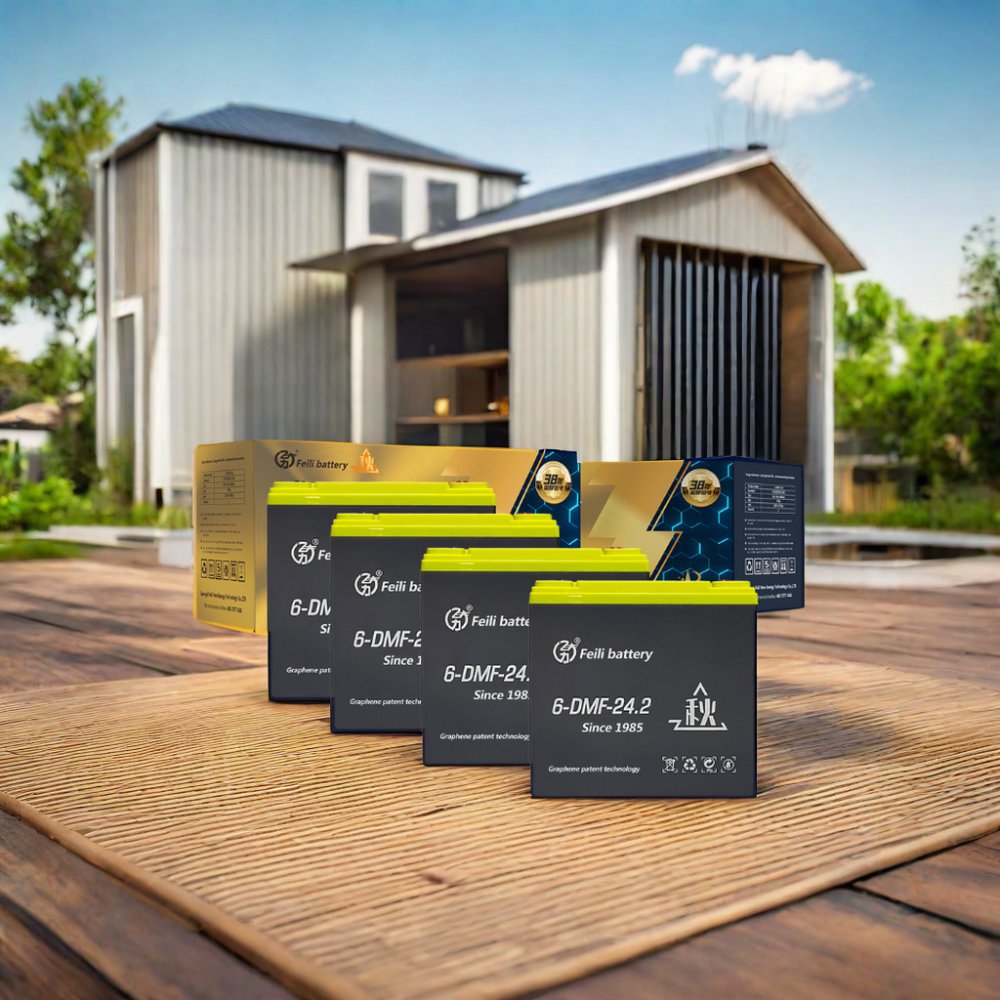 Feili Brand Electric Tricycles 12V 24ah/20ah Deep Cycle Lead Acid Sealed Battery Free Maintenance Graphene Lead Acid Battery