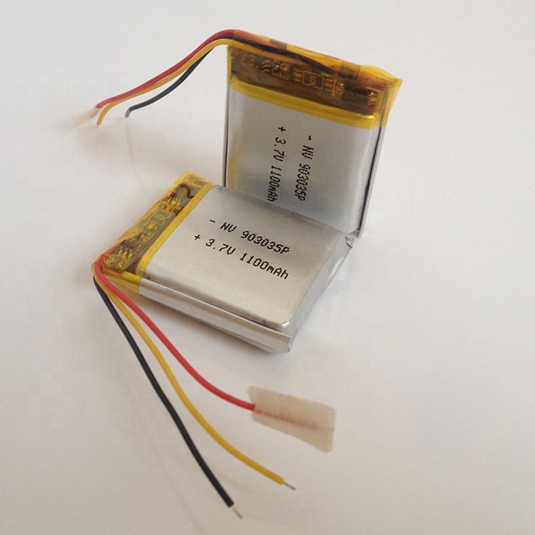 Hot selling smart watch lipo lithium battery 903035 3.7v 1000mah lithium-polymer batteries