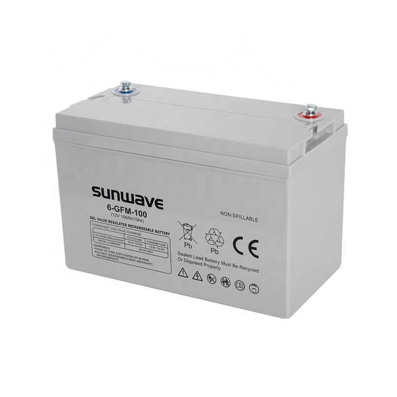 High rate Lead acid batteries 12v 100ah 200ah 250ah deep cycle rechargeable Battery for Electronic boat Appliances
