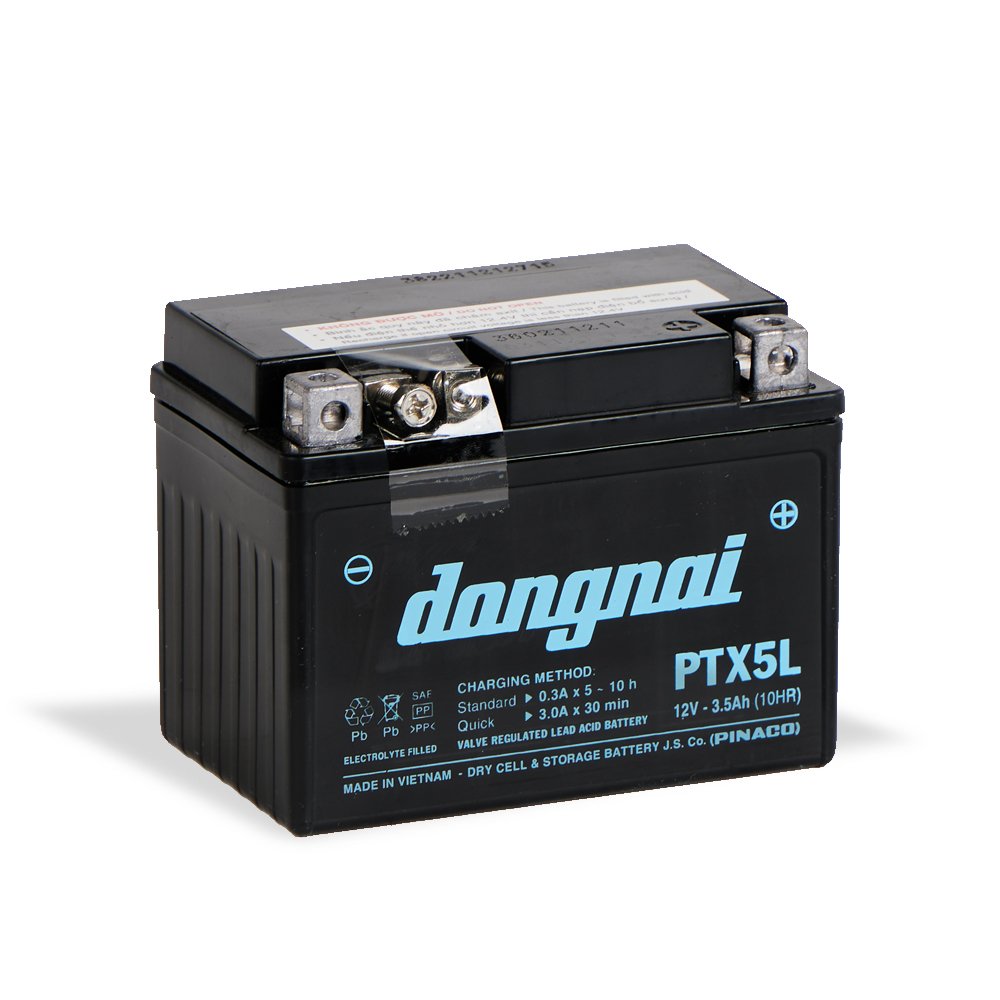 PTX5L (12V-3.5Ah) Lead Acid Battery Efficient Energy Storage Harnessing VRLA Benefits Reliable Backup Power Solutions