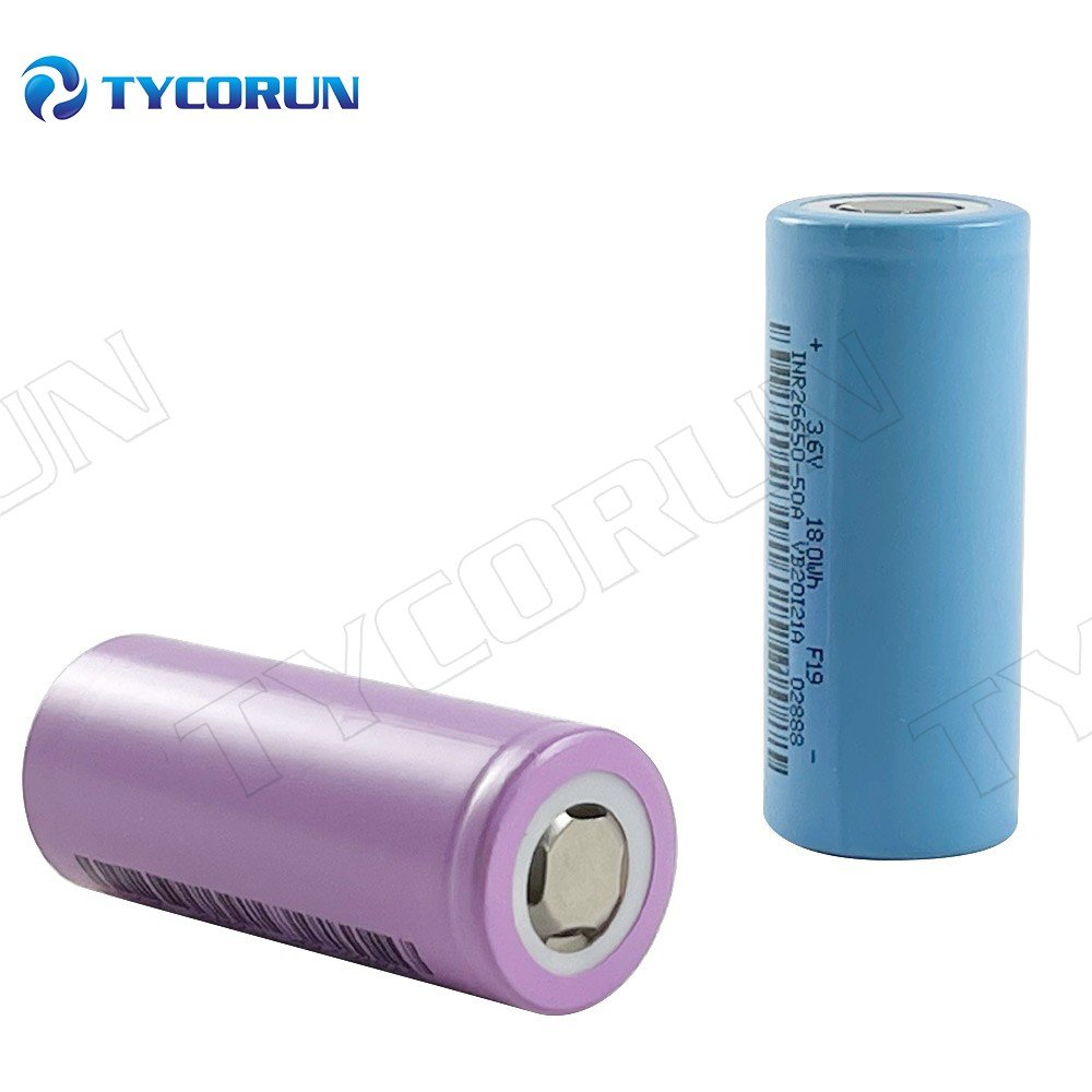 Tycorun 18650 rechargeable lithium-ion battery cell 3.7v 3000mah 5000mah li-ion batteries