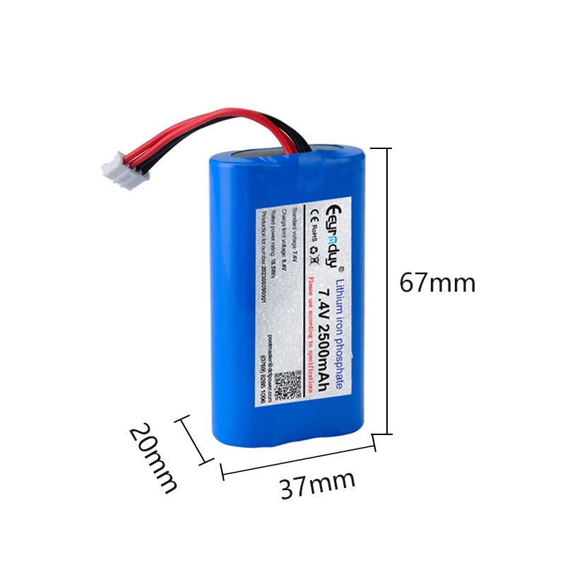 Custom Li-ion Battery Pack 7.4V 2500mah 4400mah 3000mAh 5000mAh 6000mAh 18650 21700 Cell