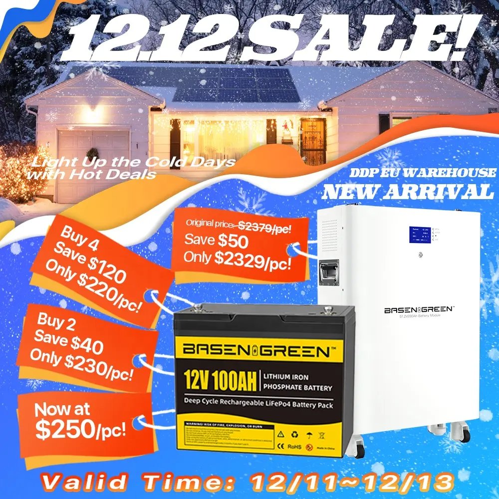 Basen 100AH 12.8V Lithium lead-acid Battery Built in BMS System Rechargeable Energy Storage Lifepo4 Battery Solar Energy System