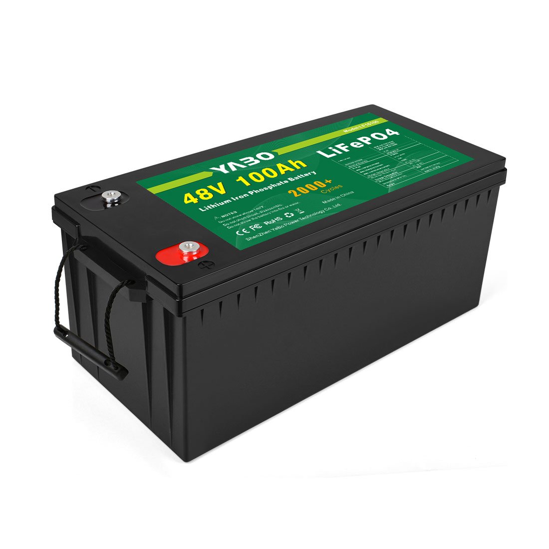 Factory Rechargeable Energy Storage Deep Cycle 12V 24V 48V 51.2V Lithium Ion Battery Lifepo4 100Ah