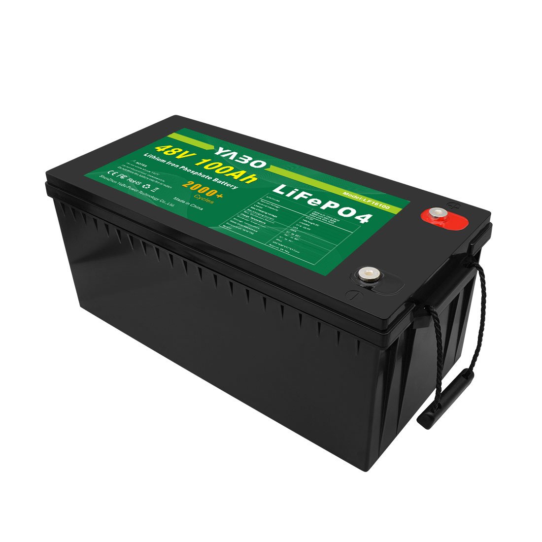 Factory Rechargeable Energy Storage Deep Cycle 12V 24V 48V 51.2V Lithium Ion Battery Lifepo4 100Ah