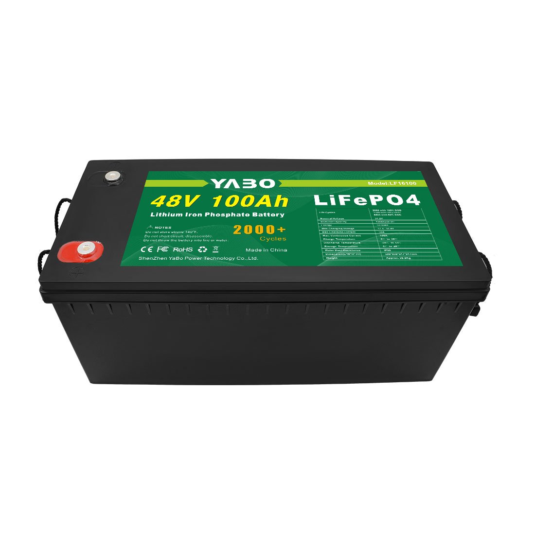 Factory Rechargeable Energy Storage Deep Cycle 12V 24V 48V 51.2V Lithium Ion Battery Lifepo4 100Ah