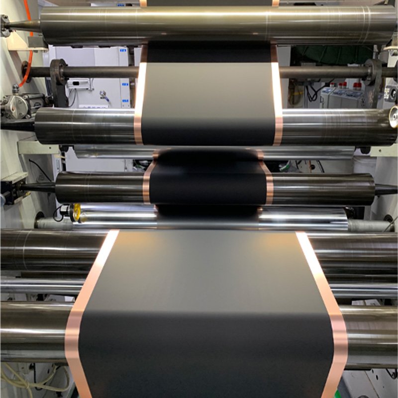 Lithium Ion Battery Anode Electrode Sheet Materials Cu Copper Foil Single Side Coated By Graphite