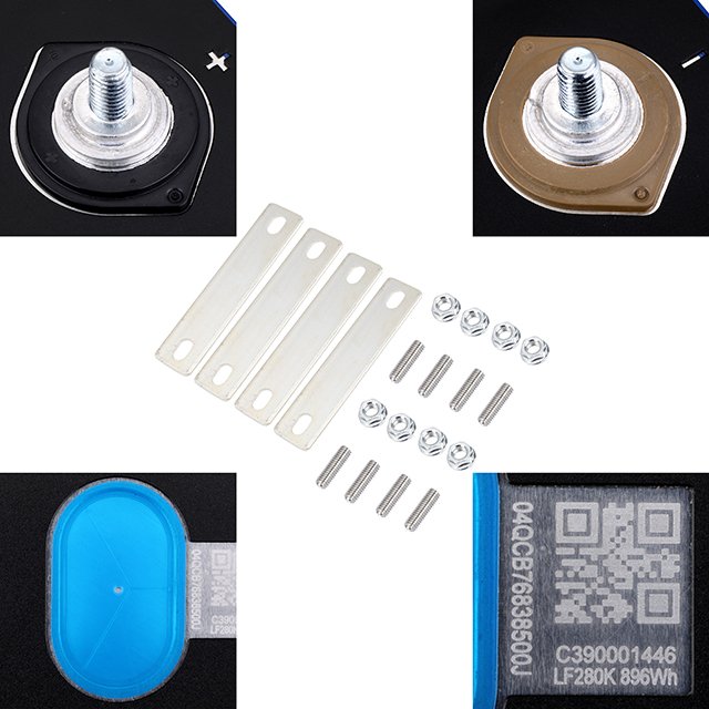 Huaxu LiFePo4 battery cell 4 pieces/Pack lifepo4 3.2v 105ah 200ah 230ah 280ah 300ah 310ah lithium ion