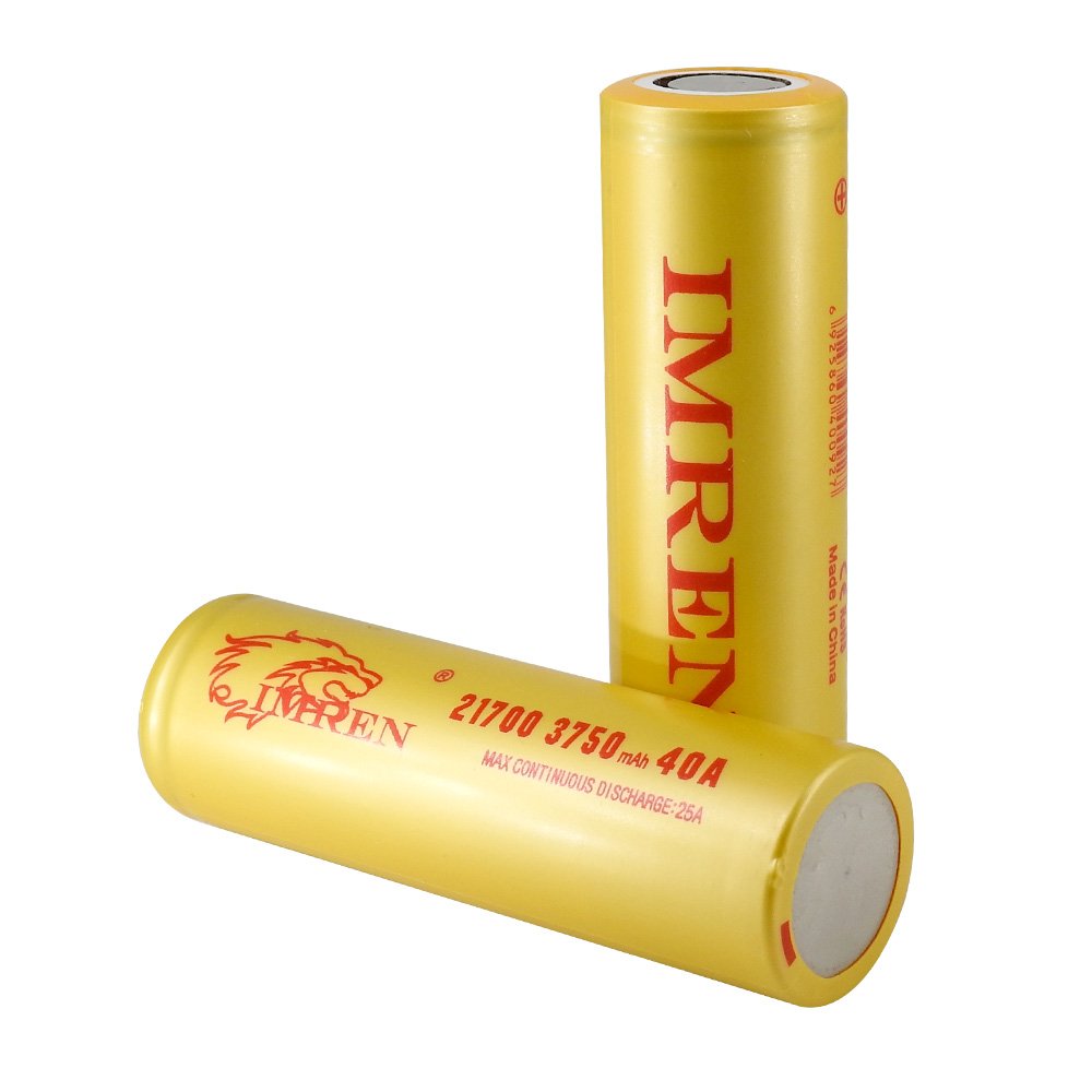 21700 3.7V 3750Mah 40A Lithium Li-Ion Battery Cell 21700 Battery 5000Mah
