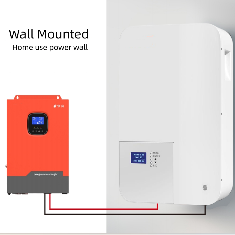 51.2V 200Ah LiFePO4 Wall Mounted Lithium Ion Battery Household Powerwall Energy Storage battery for Home