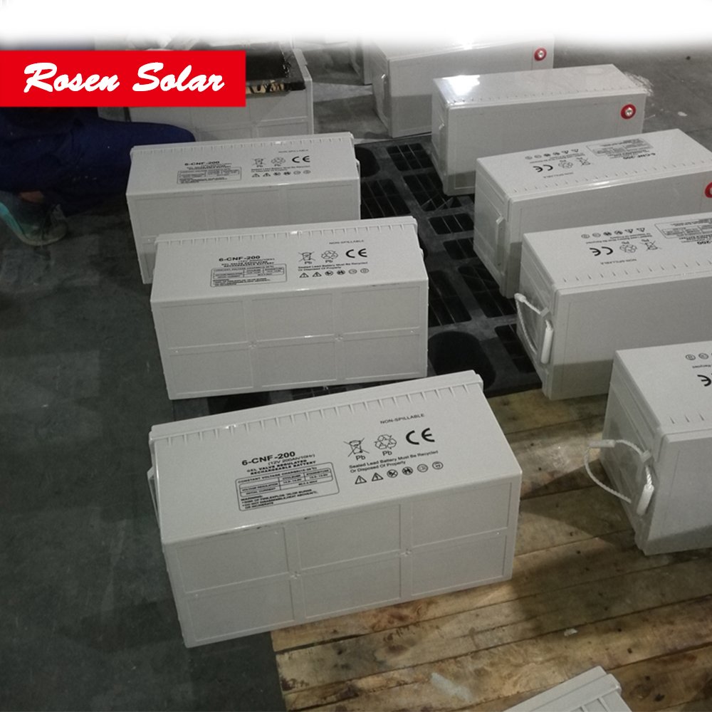 AGM Solar Battery 12V 100Ah Lead Acid Batteries For Solar Energy Storage
