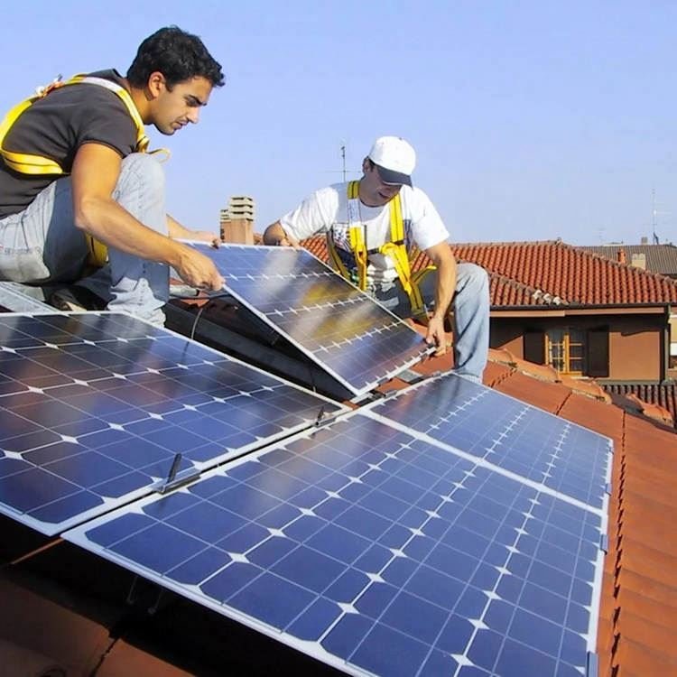 Lithium Battery 3 phase solar panels kit 5kw 10kw 30kw Off Grid Power Hybrid Solar Panels Energy System For Home