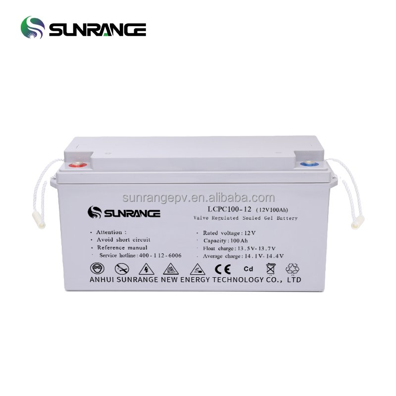 Factory Direct 2024 Hot Sale 12V 100AH-200AH Gel Solar Lead Acid Battery for Boats Consumer Electronics and Home Appliances