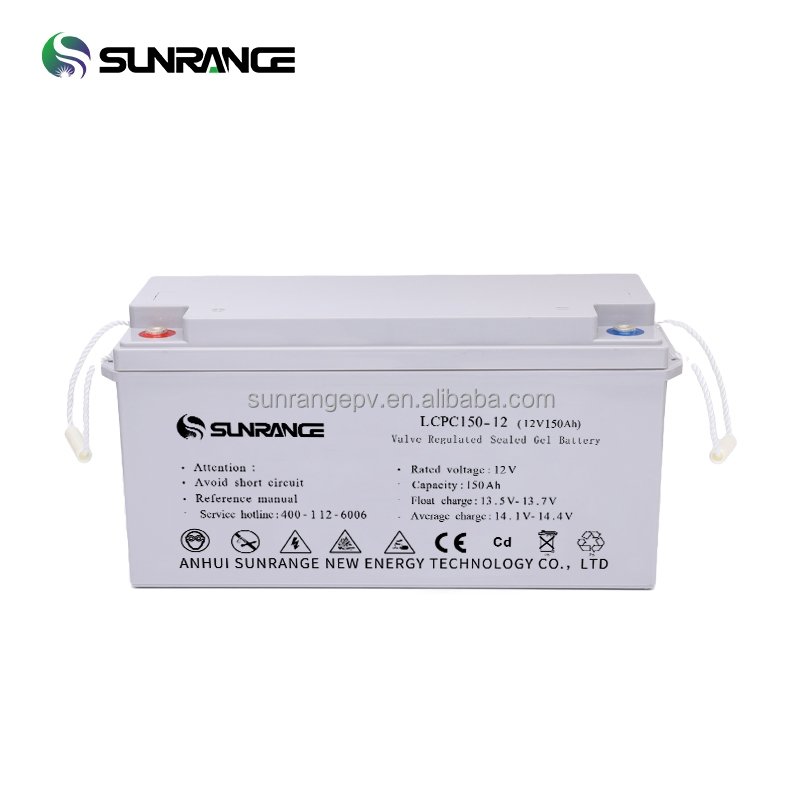 Factory Direct 2024 Hot Sale 12V 100AH-200AH Gel Solar Lead Acid Battery for Boats Consumer Electronics and Home Appliances