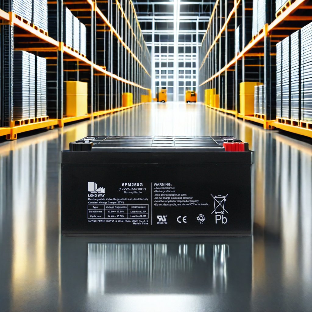 Deep Cycle Low Self-discharge 12V 250Ah Lead-acid Batteries AGM Gel Technology for Electric tools wheelchairs Scooters Storage