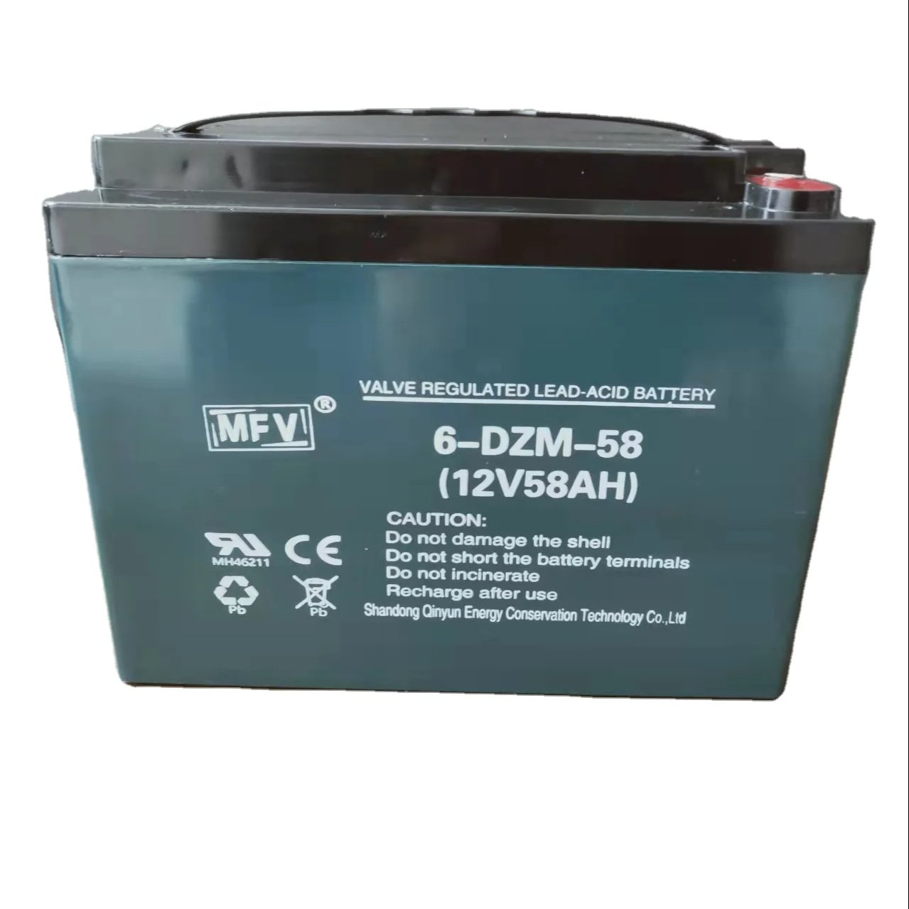 12V58AH Lead Acid Battery for Scooters & Electric Bikes for Golf Carts Boats Submarines