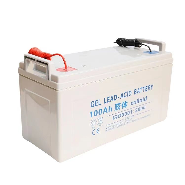 Solar Battery 12v 100ah Gel Battery Power Tools CE Slolar Energy System 8-10 Years Long Life Battery ABS Containers CHANG YUAN