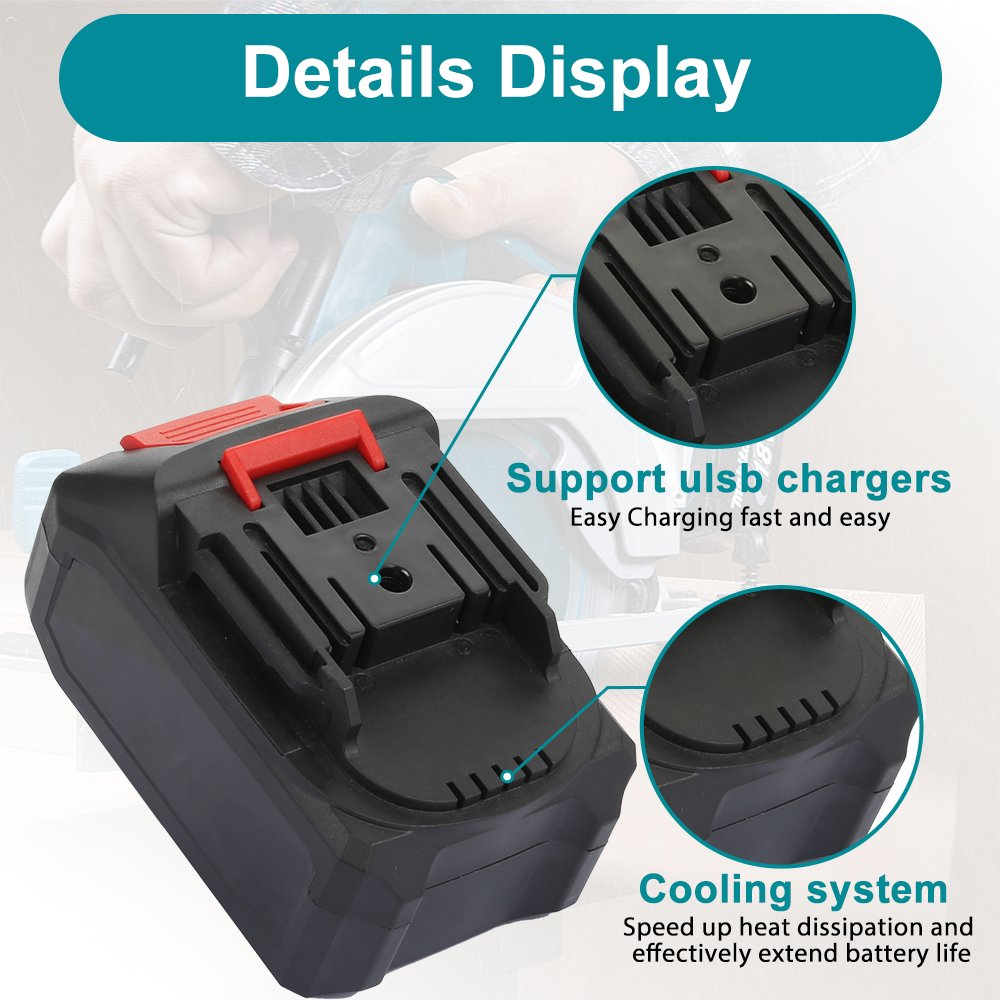 Replacement Makita 21V 3.0AH 4.0AH 5.0Ah Lithium Ion Power Tool Battery Pack BL1415 BL1430 BL1450 for Makita Tool Battery