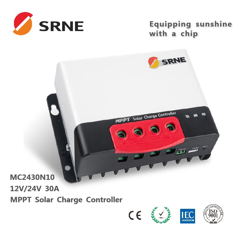 MPPT Solar Charge Controller Regulator 12V /24V 1-1000AH Lead-Acid Lithium battery Charger Control with BT Optional LCD display