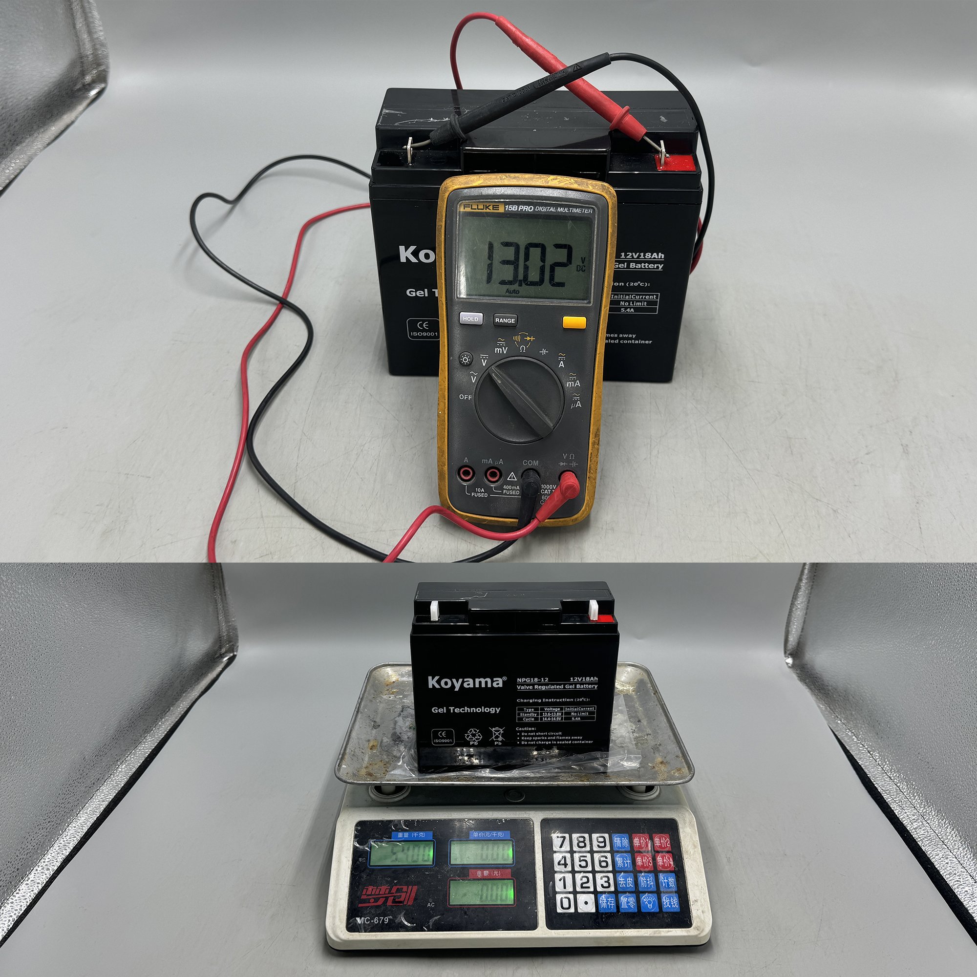 Koyama 12V18AH VRLA AGM Battery NP18-12 Lead Acid Battery for lighting emergency supply Medical equipment