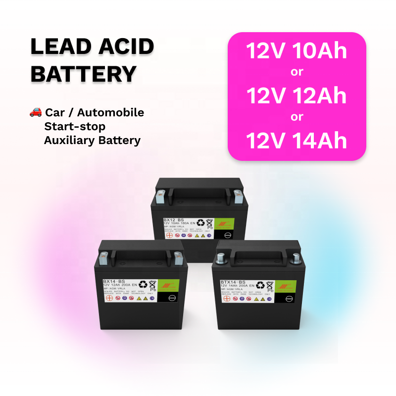 Sale! 12V 10Ah 12Ah 14Ah Car Start-Stop Standby Auxiliary Battery SUPOWER BX12-BS BX14-BS BTX14-BS Factory In Stock
