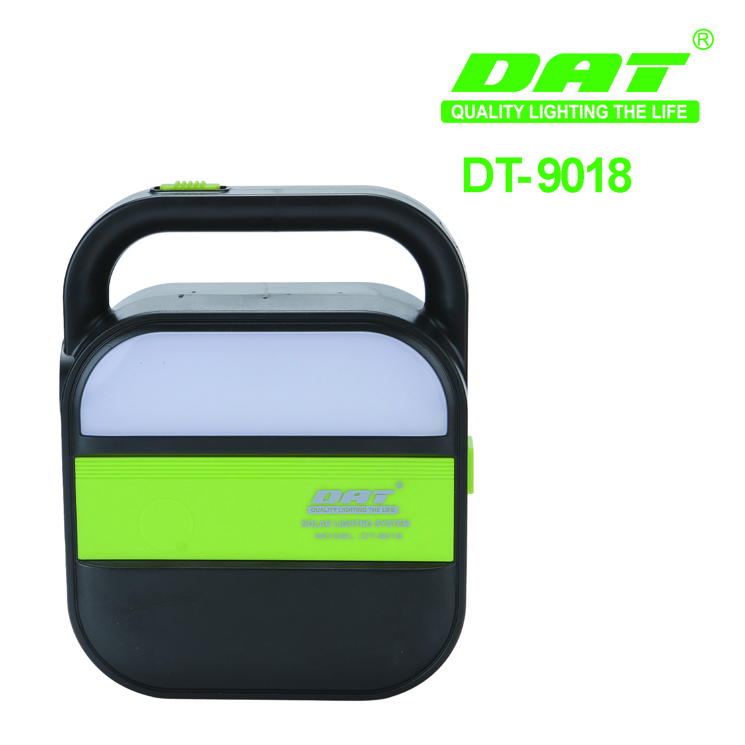 DT-9018 DAT AC to DC solar system lighting solar energy system with three bulbs solar power bank solar light