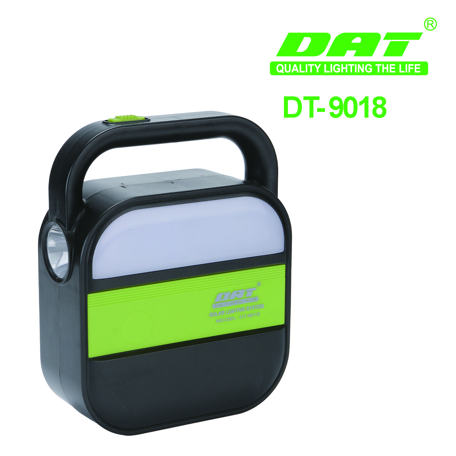DT-9018 DAT AC to DC solar system lighting solar energy system with three bulbs solar power bank solar light