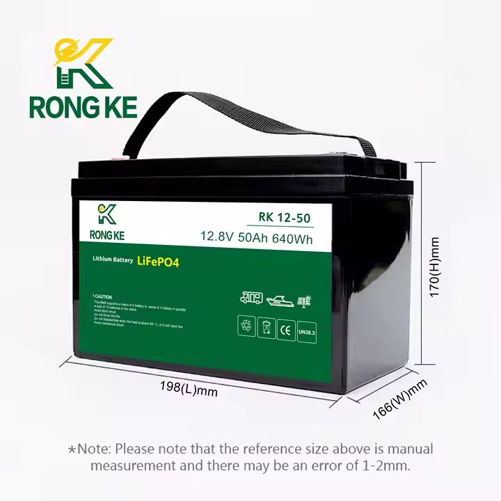 Factory Price Brand New 12V 50AH Long Life Rechargeable Lithium Battery Replace Lead Acid Batteries for Outdoor Energy Storage