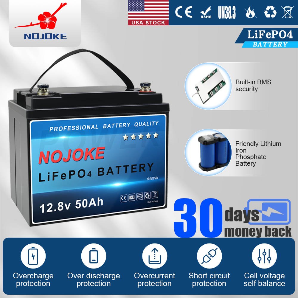 3.2V lifepo4 Rechargeable Battery Professional Lithium Iron Phosphate Power Battery 12v 50ah deep cycle battery us in stock