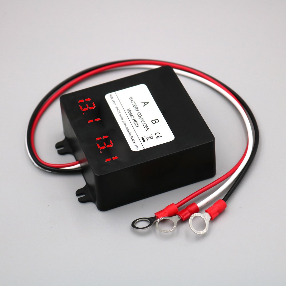HC01 12V 5A battery bank equalizer balancer with lcd display for lead-acid/lithium battery