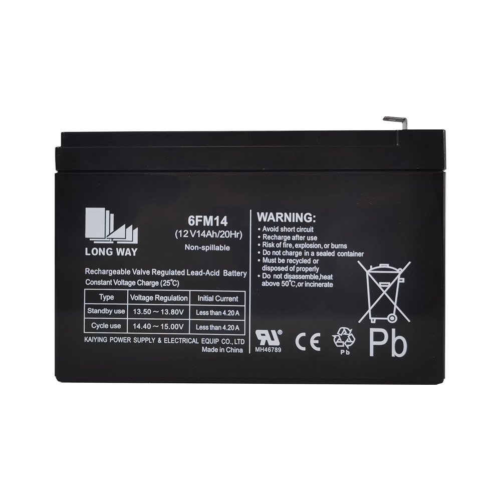 OEM design 12V14Ah standard lead acid battery VRLA battery scooter backup power