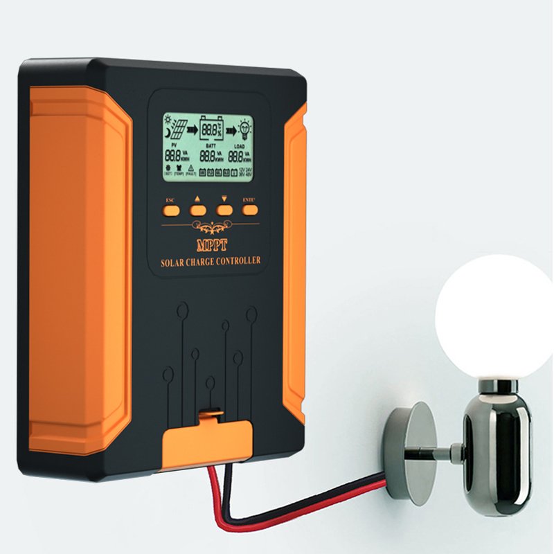 New Smart 12V 24V 36V 48V Solar Panel Charger Regulator 40a 60a 80a 100a 120a amp MPPT solar Charge Controller
