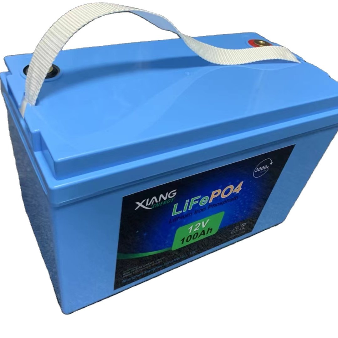 Rv/Yacht/Ups/Solar/Golf Cart 12v 100ah Rechargeable Lithium Ion Battery Batterie 12.8v 100ah Lifepo4 Batteries Pack