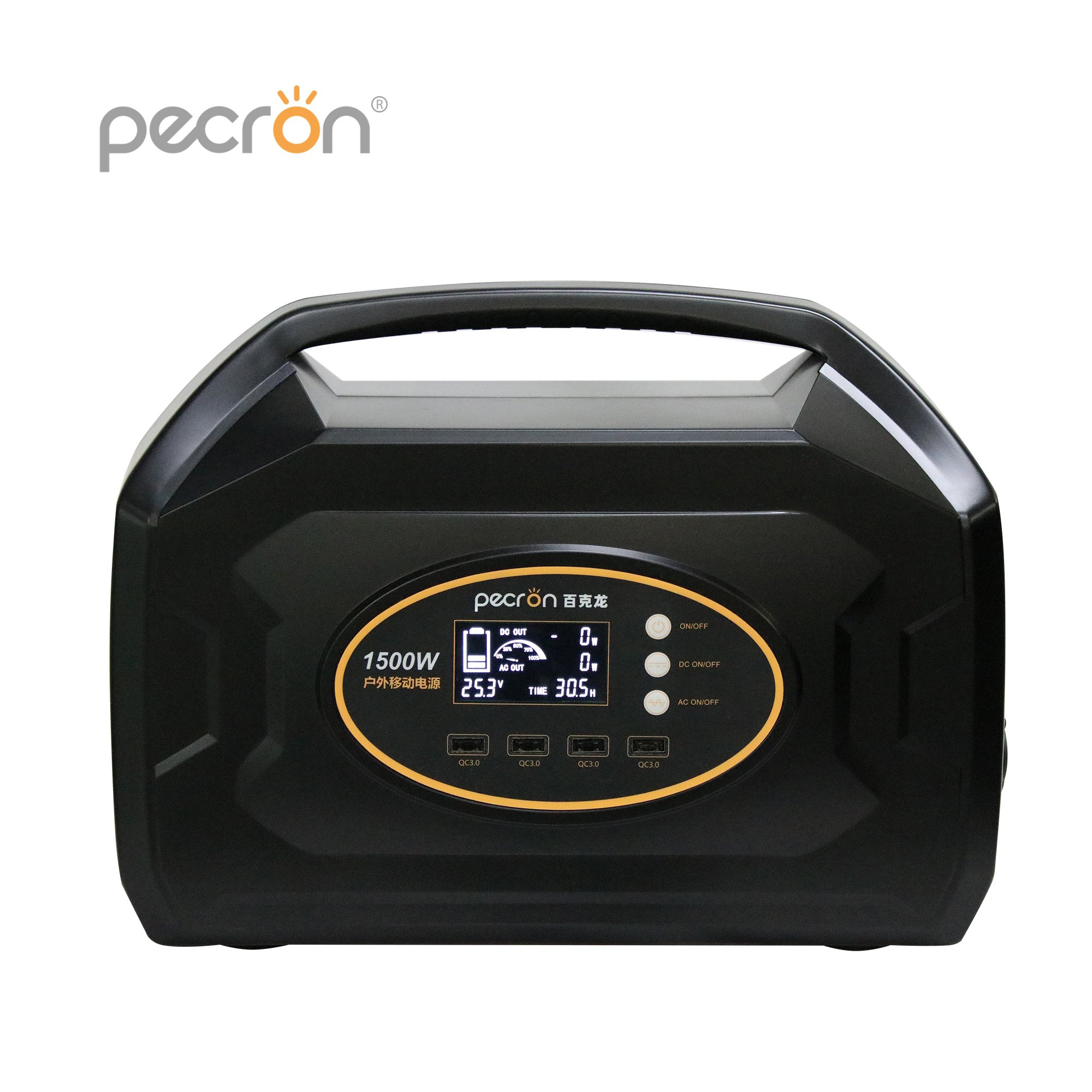 Mobile Portable Solar Generator, 1500W Power Station with Fast Charge Function, Off-grid Portable Solar Energy System