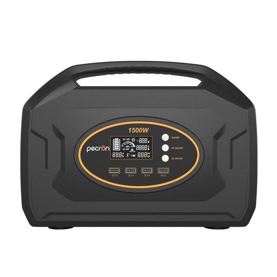 Mobile Portable Solar Generator, 1500W Power Station with Fast Charge Function, Off-grid Portable Solar Energy System