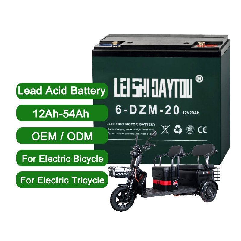 Mobility Scooter Battery 20Ah 30Ah 40Ah 50Ah 60Ah 70Ah 90Ah 110Ah Lead Acid Battery 48V For Motorcycle