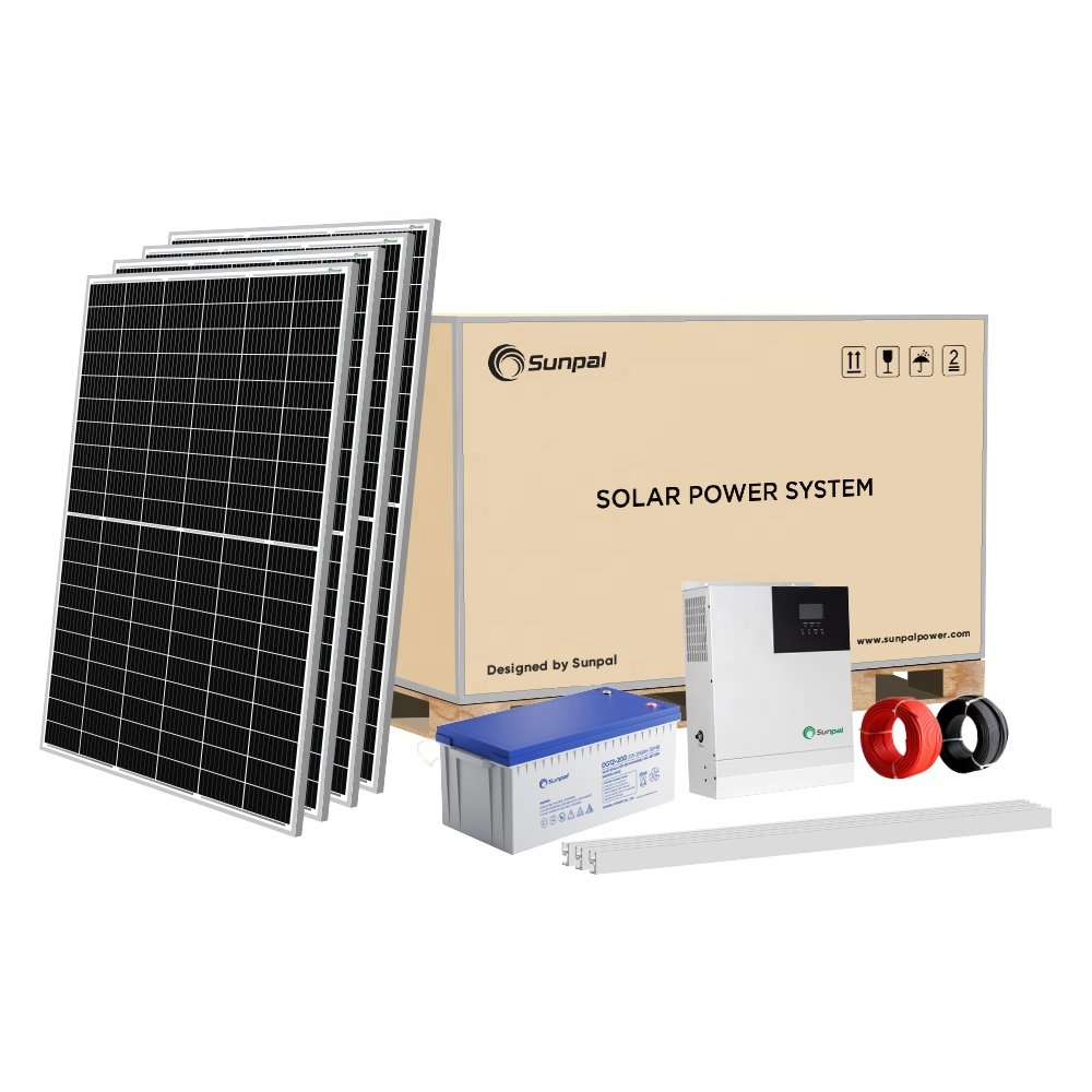Complete All In One Hybrid Solar Energy System 5Kw 10Kw 20Kw 30 Kw With 48V Inverter Battery