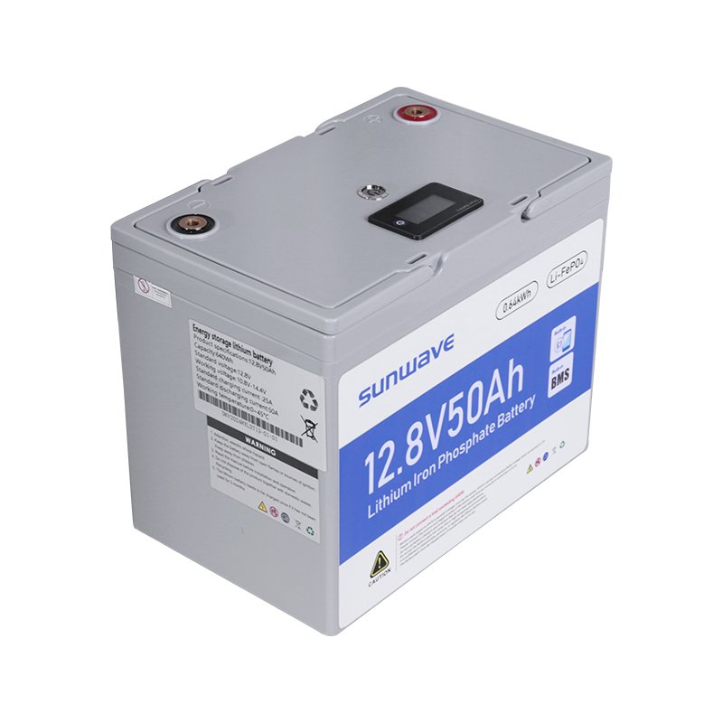 Sunwave 12V 24V 50AH 100Ah 200Ah 400Ah Bluetooth IP65 Waterproof Deep Cycles Rechargeable Solar lithium ion Battery With BMS