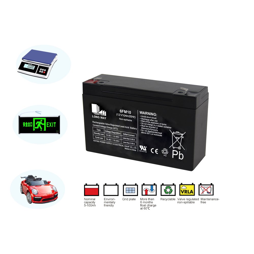 Hot selling 6V 10Ah Lead Acid Battery for Electrical toy car Electric scooter Children's electric cars