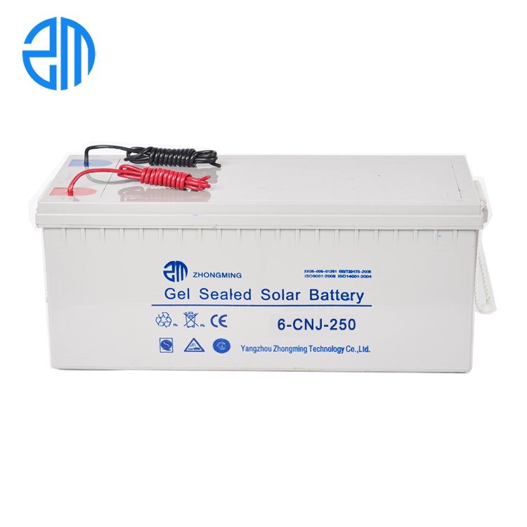 ZM03 Solar Gel Battery 12v 100ah 150ah 200ah Lead Acid Deep Cycle Storage Battery With 10 years Working Life