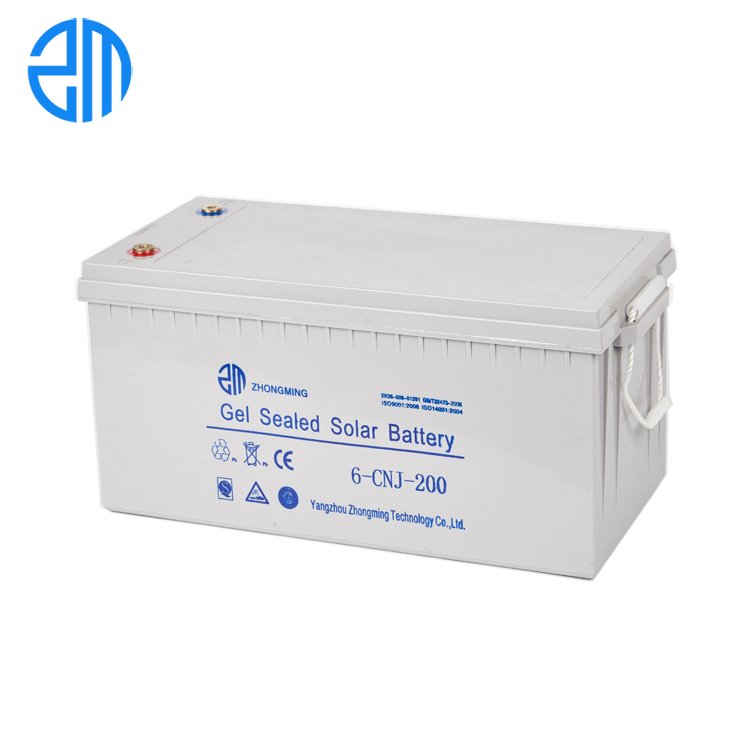 ZM03 Solar Gel Battery 12v 100ah 150ah 200ah Lead Acid Deep Cycle Storage Battery With 10 years Working Life