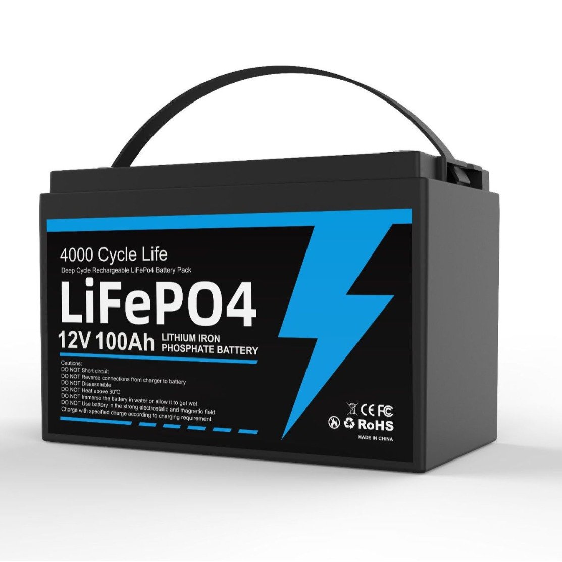 12.8V 50Ah LiFePO4 Battery Pack to Lead Acid Battery Replacement Perfectly Fits