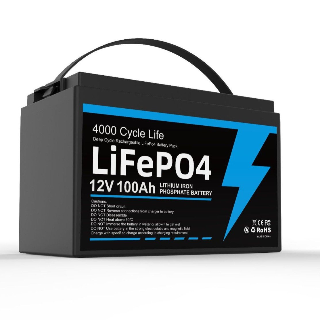 12.8V 50Ah LiFePO4 Battery Pack to Lead Acid Battery Replacement Perfectly Fits