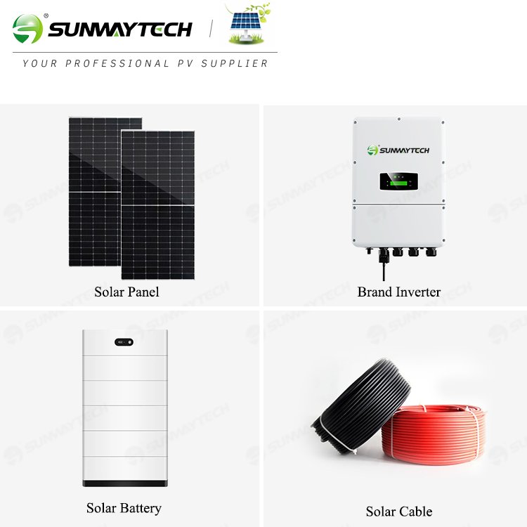 Complete solar mounting system 5kw 10kw hybrid solar system home power